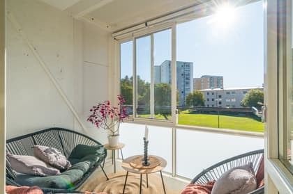 Balkong eller utsiktsbild