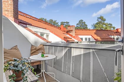 Balkong eller utsiktsbild