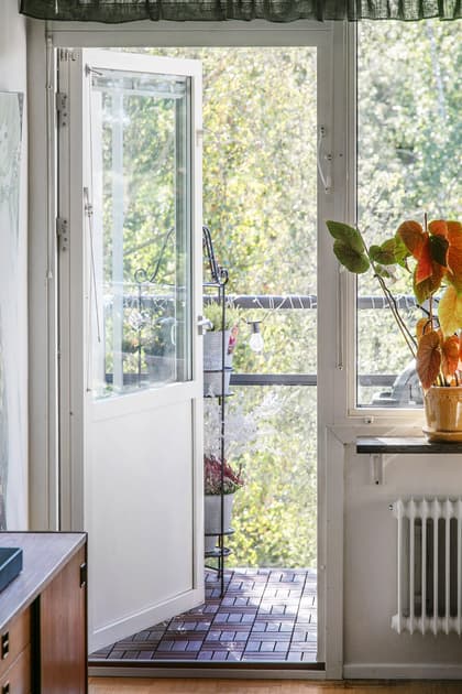 Balkong eller utsiktsbild