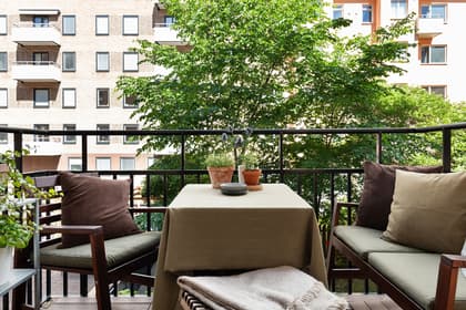 Balkong eller utsiktsbild