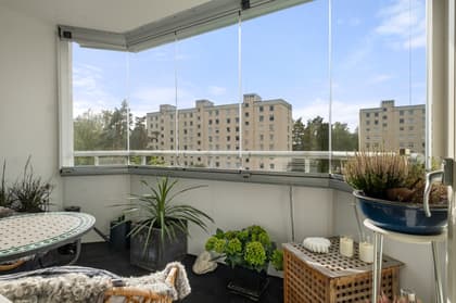 Balkong eller utsiktsbild