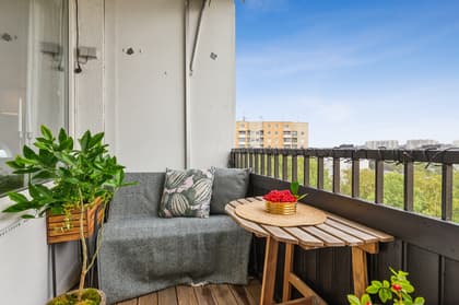 Balkong eller utsiktsbild