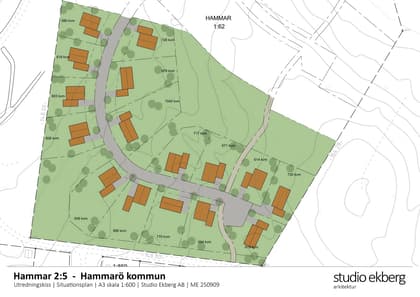 Illustrerad karta över fastigheten eller området