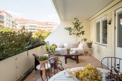 Balkong eller utsiktsbild