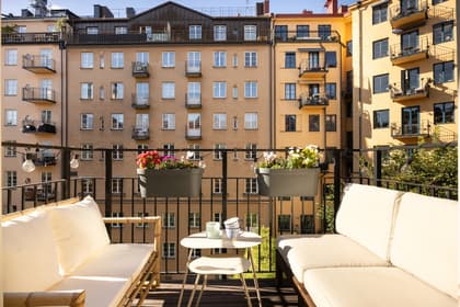 Balkong eller utsiktsbild