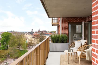 Balkong eller utsiktsbild