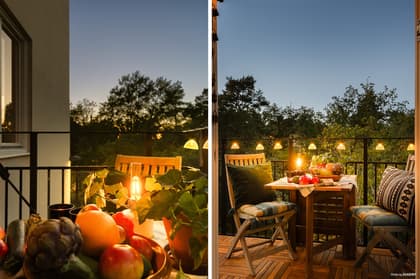 Balkong eller utsiktsbild