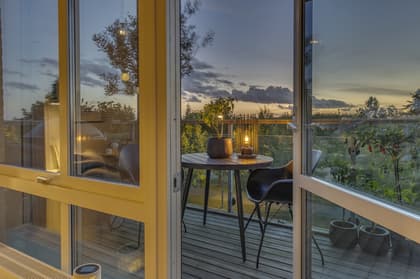 Balkong eller utsiktsbild