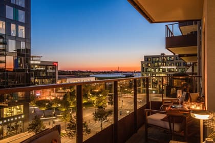 Balkong eller utsiktsbild