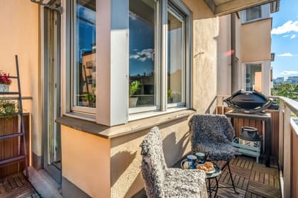 Balkong eller utsiktsbild