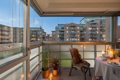 Balkong eller utsiktsbild