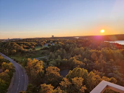 Balkong eller utsiktsbild