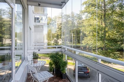 Balkong eller utsiktsbild