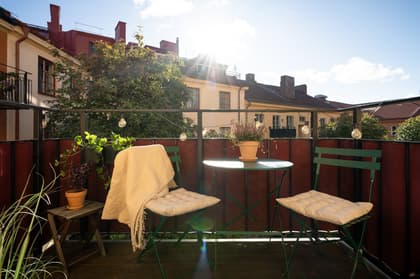 Balkong eller utsiktsbild