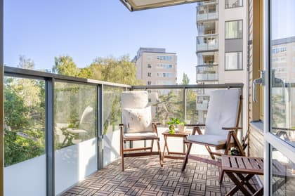 Balkong eller utsiktsbild