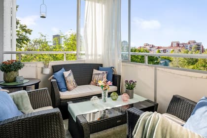 Balkong eller utsiktsbild