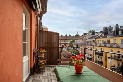 Balkong eller utsiktsbild