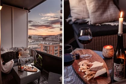 Balkong eller utsiktsbild