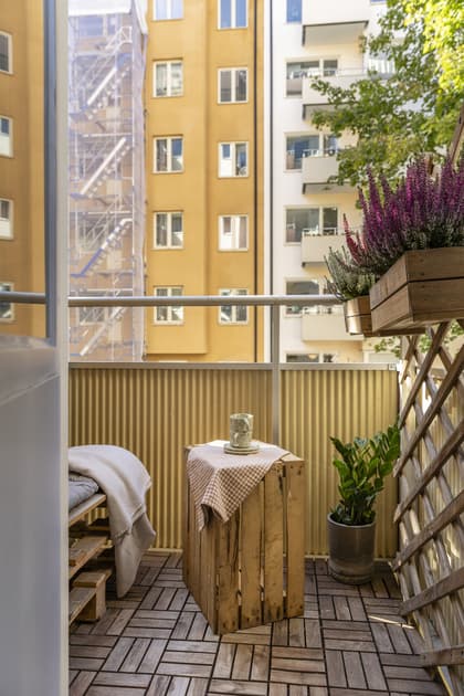 Balkong eller utsiktsbild