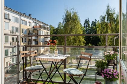 Balkong eller utsiktsbild