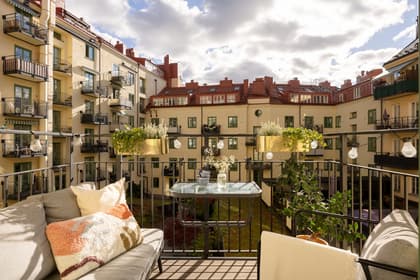 Balkong eller utsiktsbild