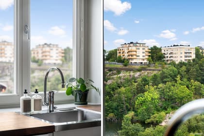 Balkong eller utsiktsbild