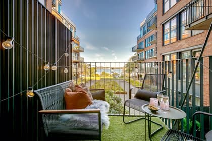 Balkong eller utsiktsbild