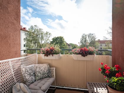 Balkong eller utsiktsbild