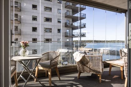 Balkong eller utsiktsbild