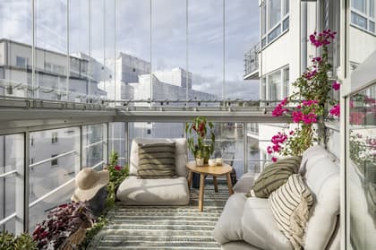 Balkong eller utsiktsbild