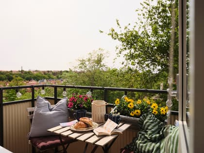 Balkong eller utsiktsbild