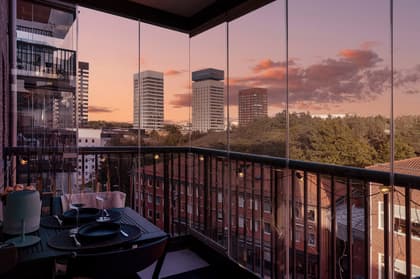 Balkong eller utsiktsbild