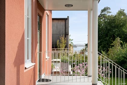 Balkong eller utsiktsbild