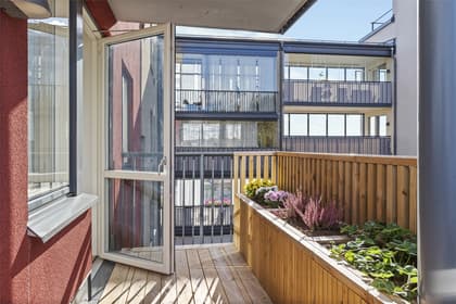 Balkong eller utsiktsbild