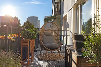 Balkong eller utsiktsbild