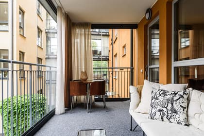 Balkong eller utsiktsbild