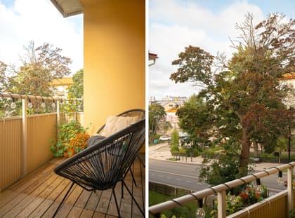 Balkong eller utsiktsbild