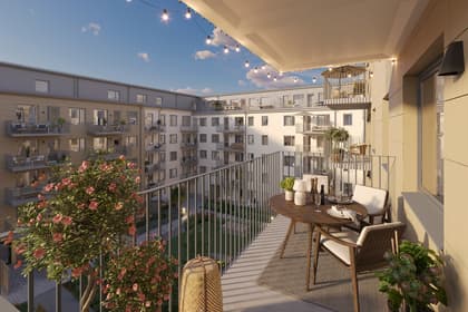 Balkong eller utsiktsbild