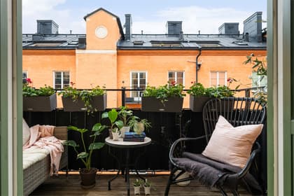 Balkong eller utsiktsbild