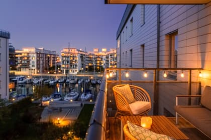 Balkong eller utsiktsbild