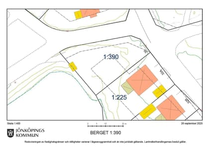 Illustrerad karta över fastigheten eller området