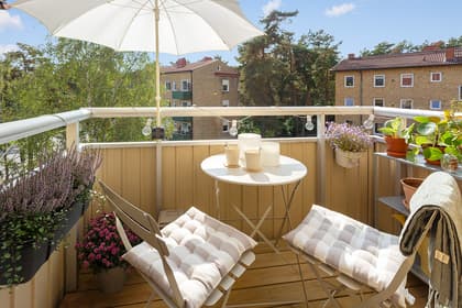 Balkong eller utsiktsbild