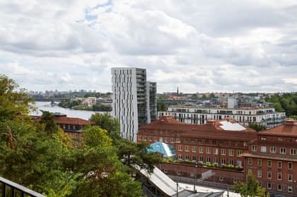 Balkong eller utsiktsbild