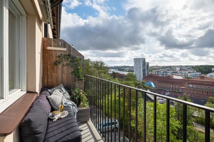 Balkong eller utsiktsbild