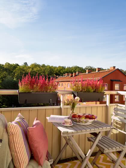 Balkong eller utsiktsbild