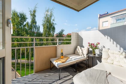 Balkong eller utsiktsbild