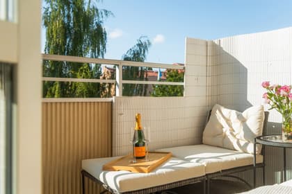 Balkong eller utsiktsbild