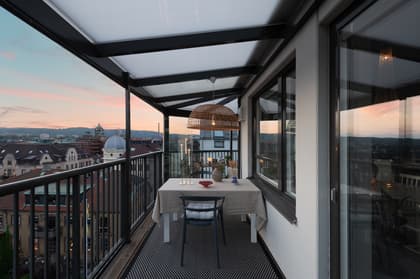 Balkong eller utsiktsbild