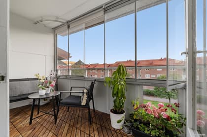 Balkong eller utsiktsbild