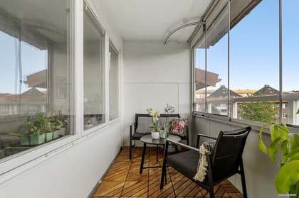 Balkong eller utsiktsbild